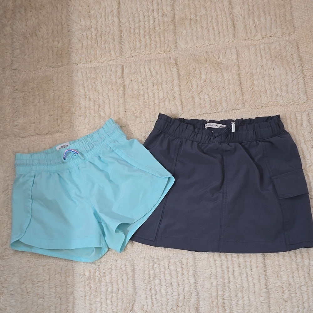 Vanilla Star Light Blue and Navy Kids Shorts